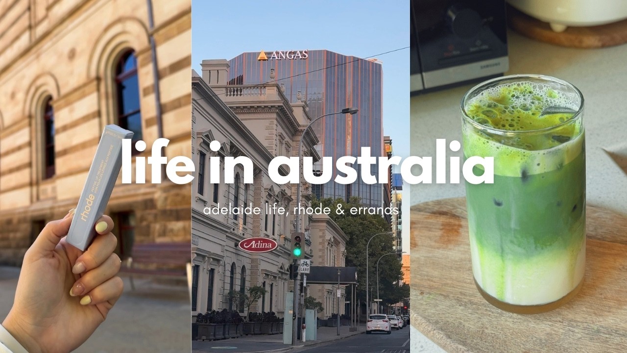 life in Australia 🇦🇺 | rhode is now in mecca, matcha & commute life