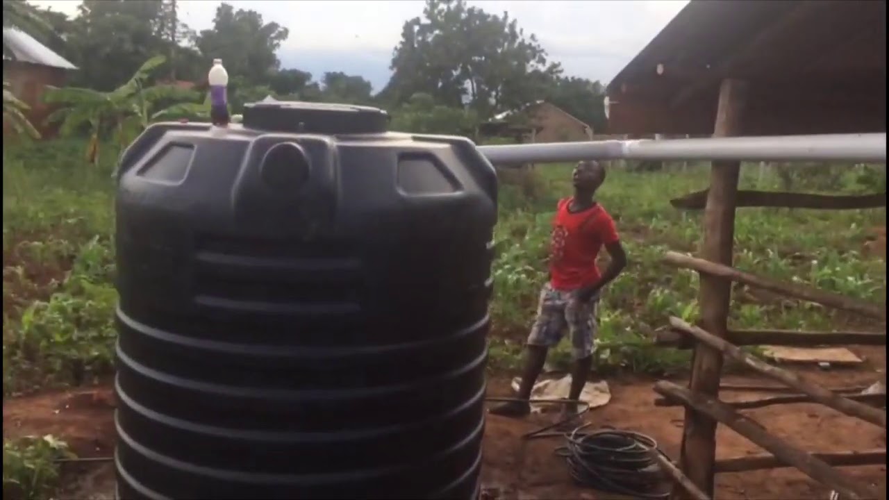 Drip water system from the cow house