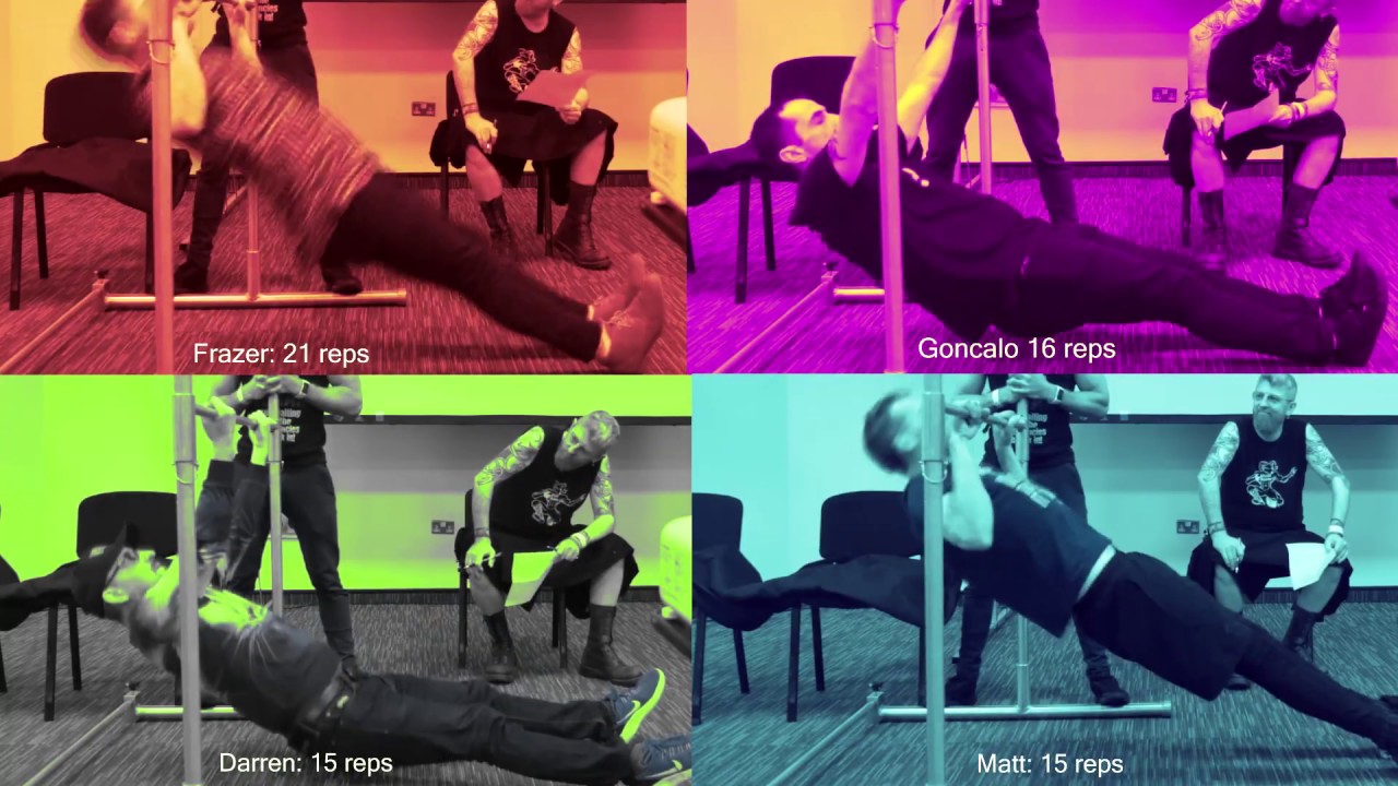 Brighton Vegfest 2019: Male Inverted Row Contest :-)
