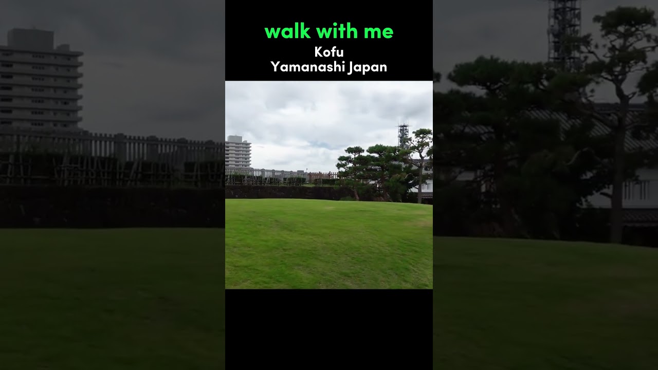 Walk With Me in Kofu | Yamanashi Japan Walking Tour