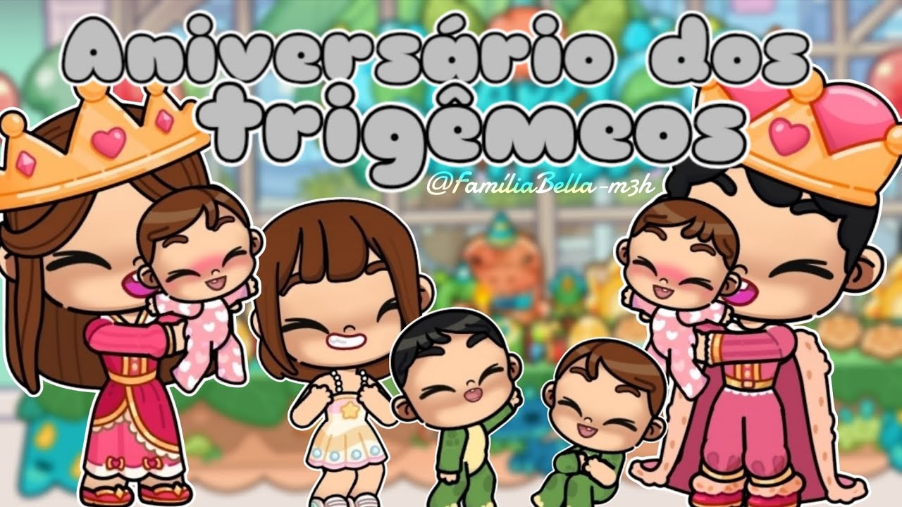 Aniversário dos trigêmeos #avatarword 