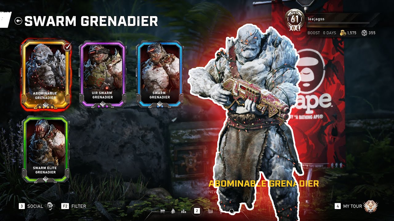 Gears 5 - Winning With Every Character - Swarm Grenadier