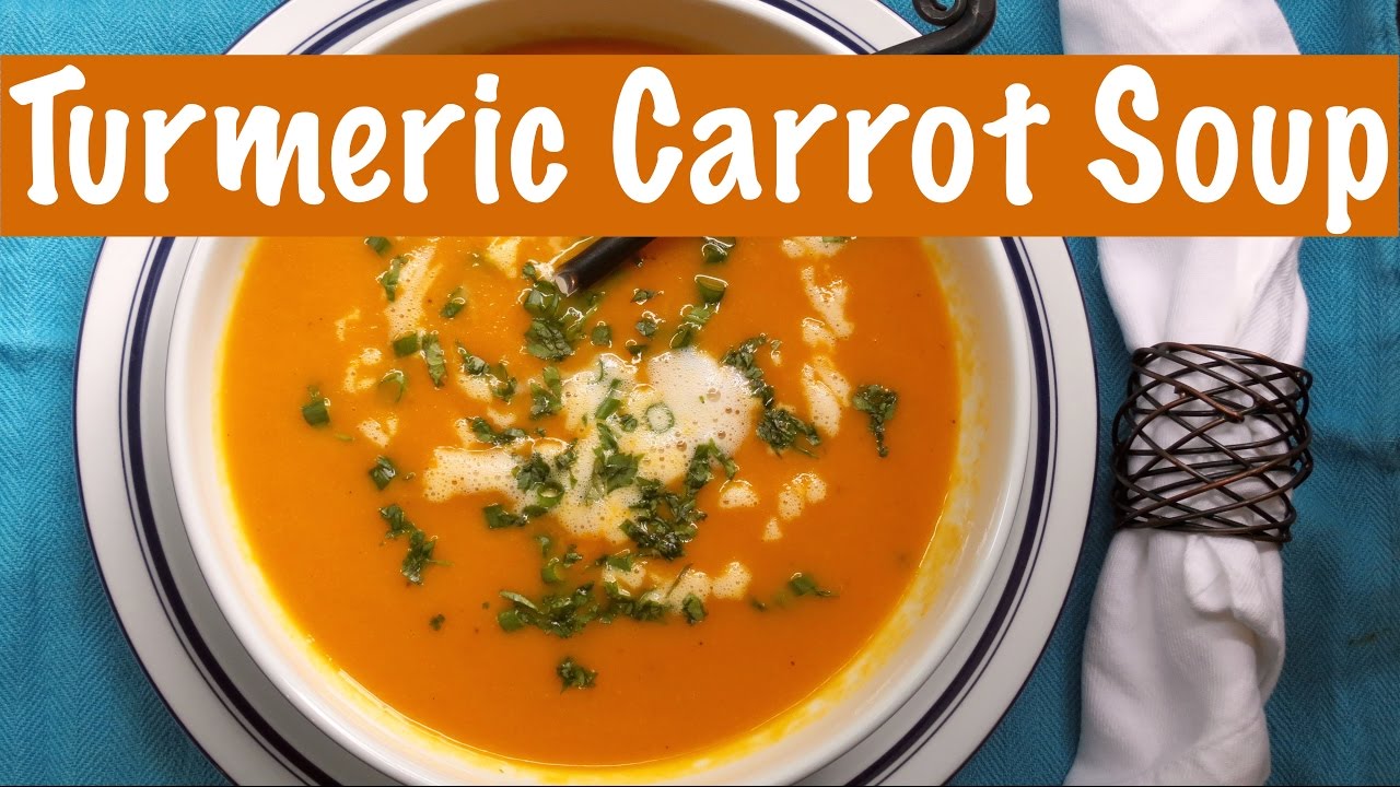 Carrot Turmeric Soup | Detox Vegan Soup | The Frugal Chef