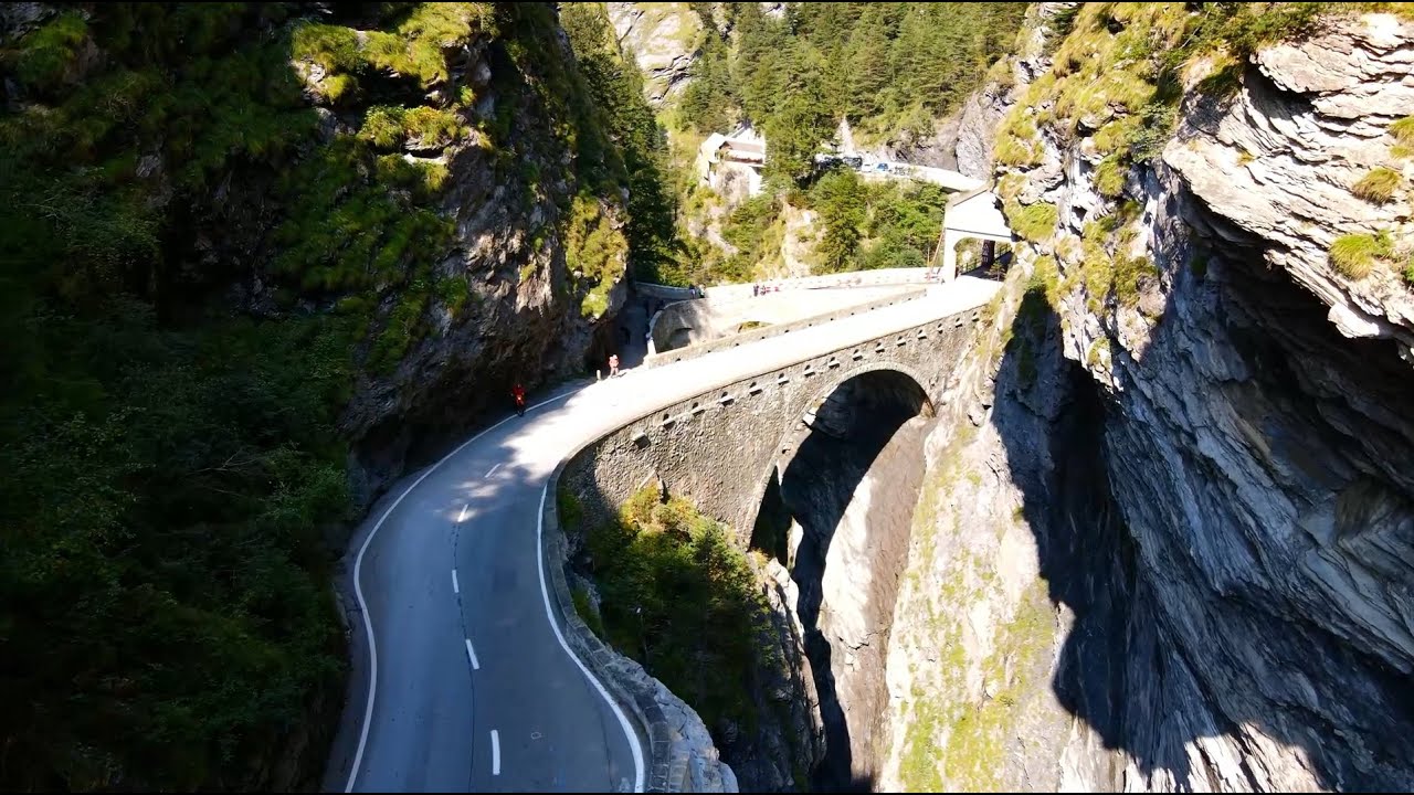 #Kunkelpass. #Viamala-Schlucht. #Splügenpass. Malojapass. Julierpass. Часть 1