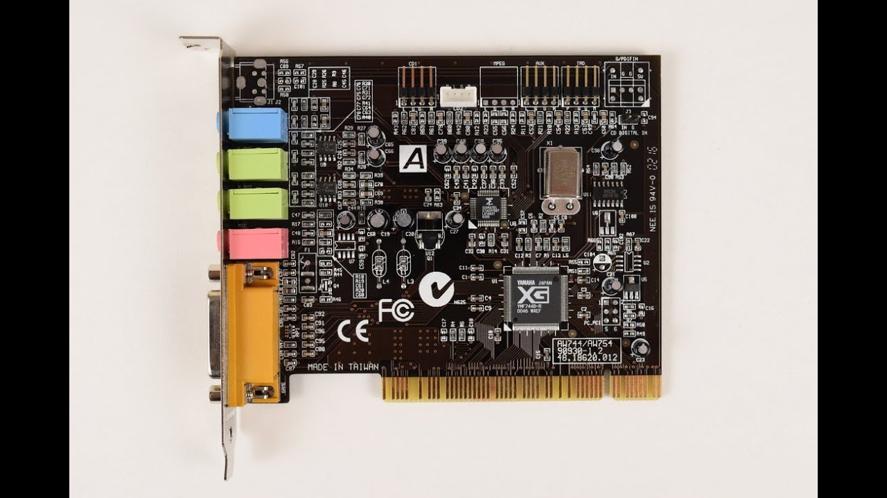 YAMAHA YMF744 PCI Sound Card Overview