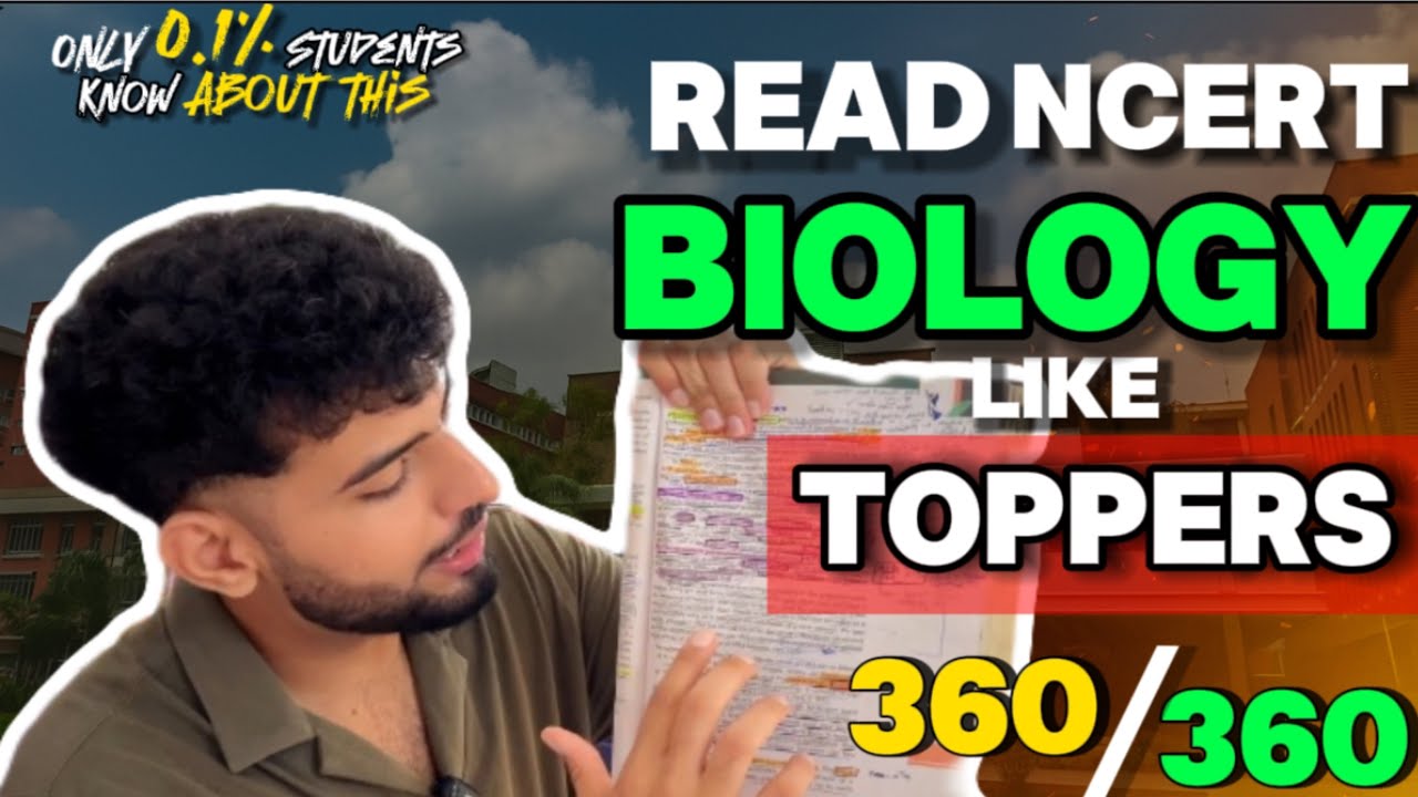 How I revised NCERT BIOLOGY🧬*25-30 before my NEET 🤯Score 360/360 in Biology by toppers method #neet