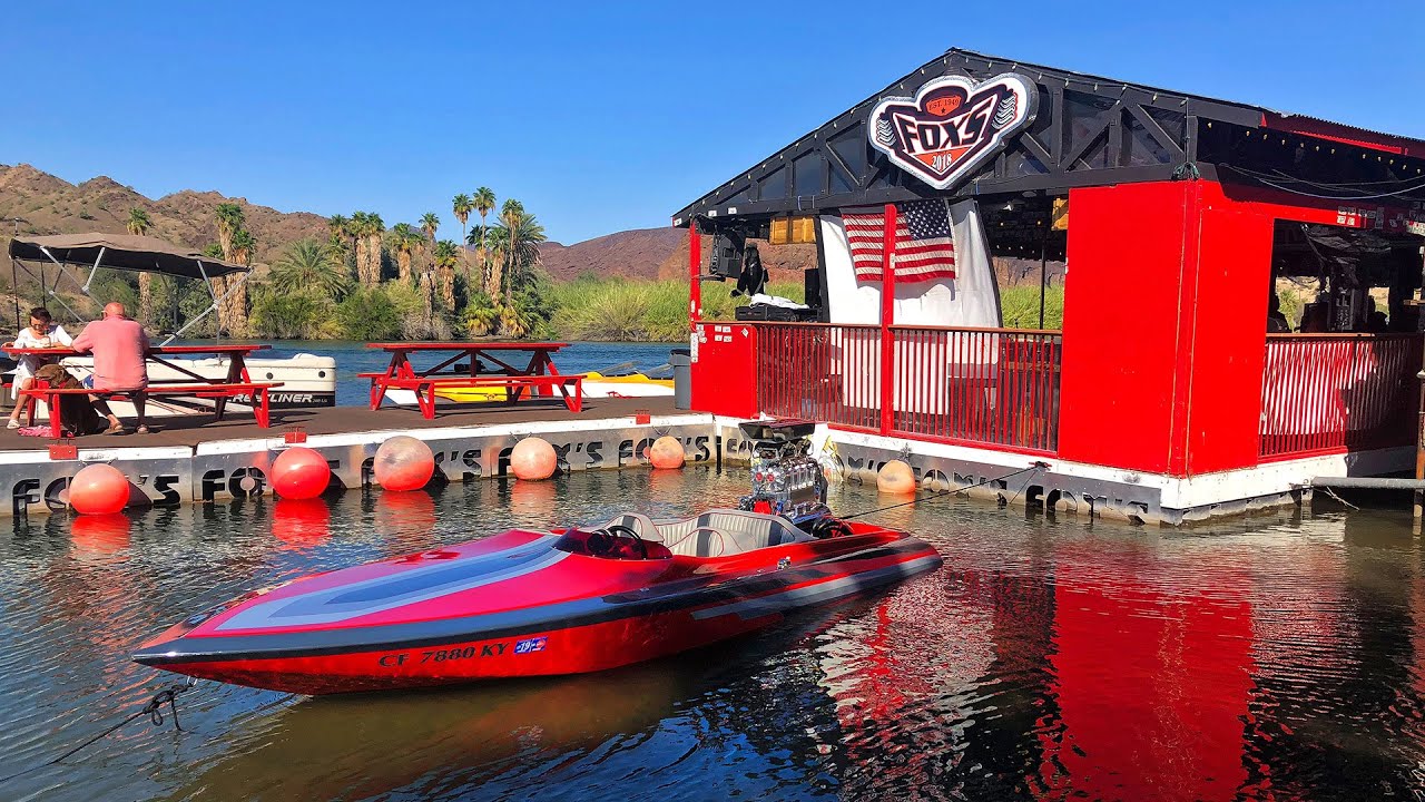 Speed boat Fly-bys at Fox's Floating Bar