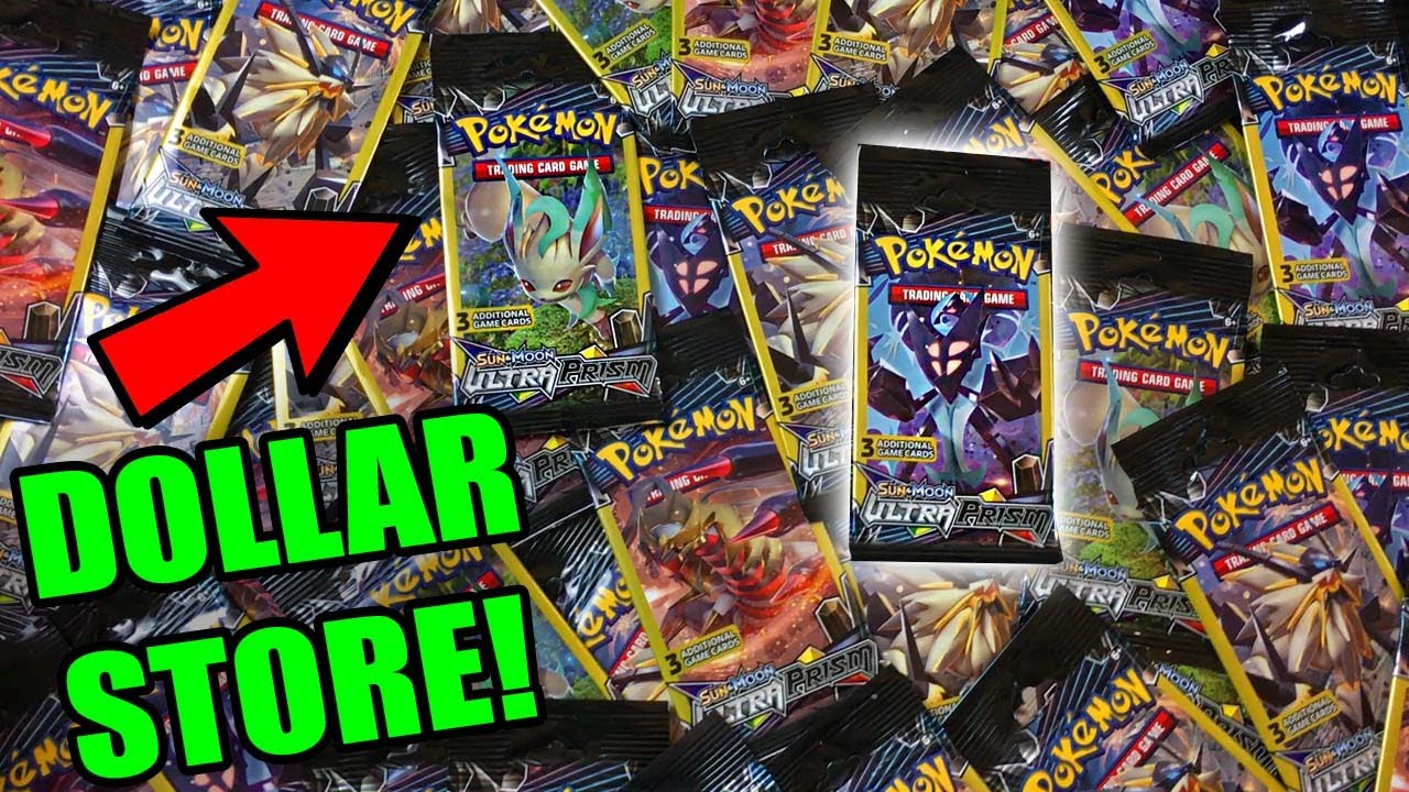 ULTRA PRISM BOOSTER BOX OPENING FROM DOLLAR STORE POKEMON CARDS!