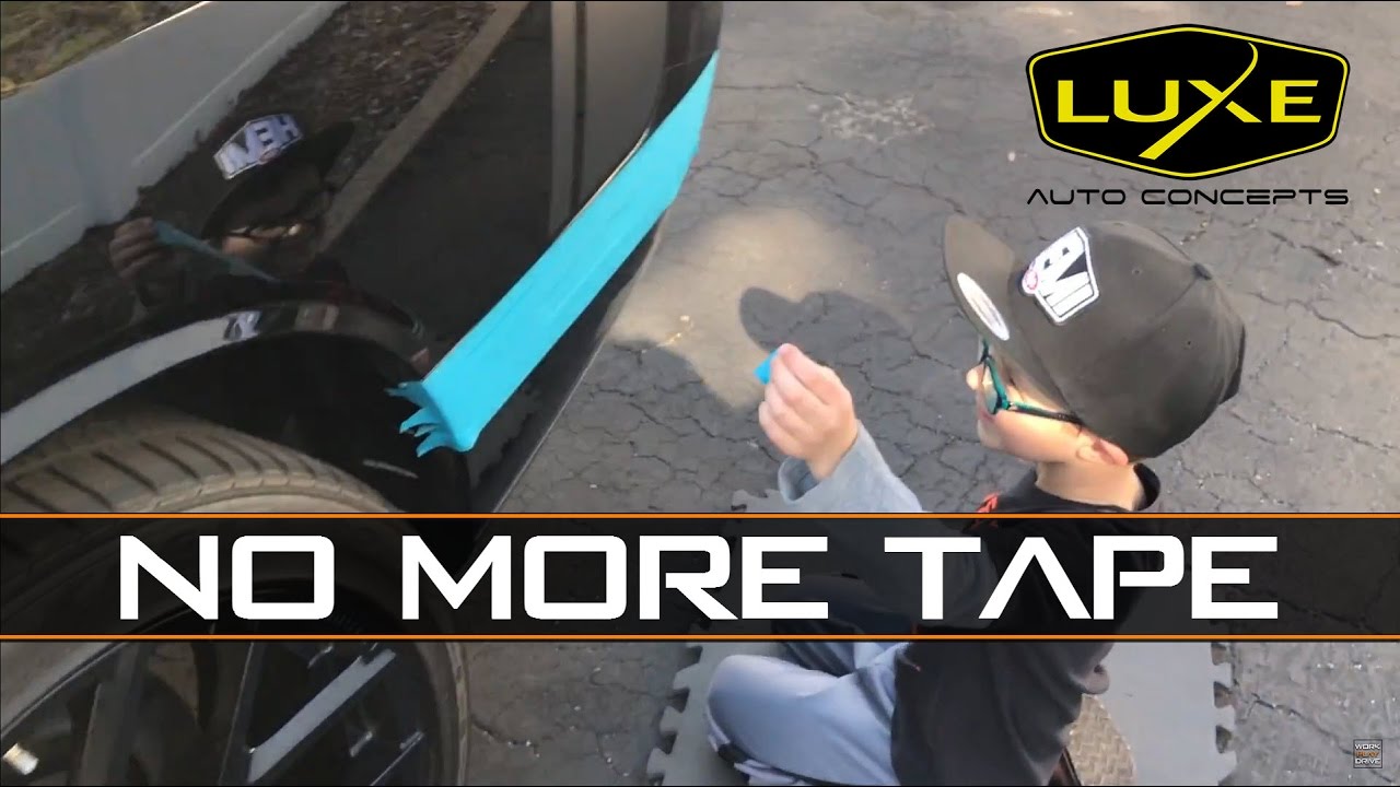 Luxe 2015+ Challenger Rear Fender Paint Protection Film Install