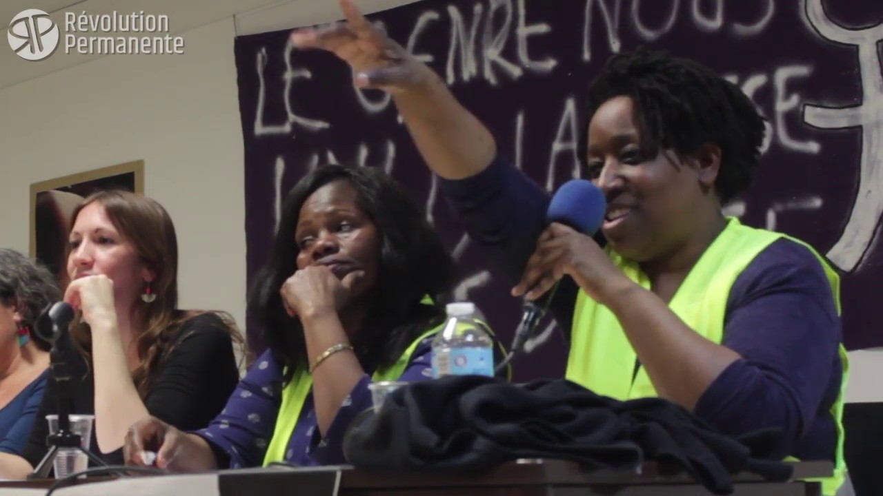 Francie, femme gilet jaune : 