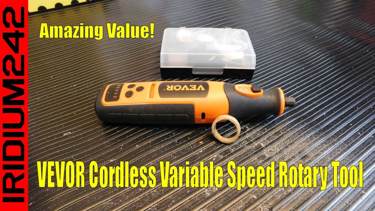 Awesome Portable Tool! VEVOR Cordless Variable Speed Rotary Tool Kit