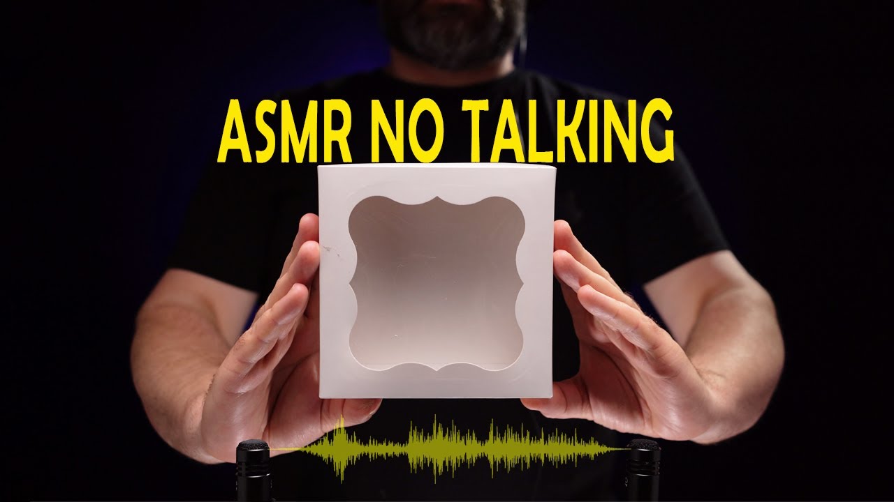 1 HOUR ASMR - packaging, anti-stress, glass balls and toothpicks | hand sounds without words