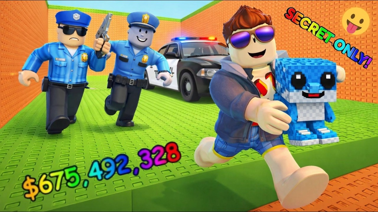Steal Brainroot By Escaping From The Police 👨‍✈️!Roblox