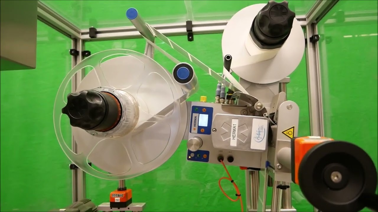 Sinel Systems Typ A tube labeling machine_Test Run