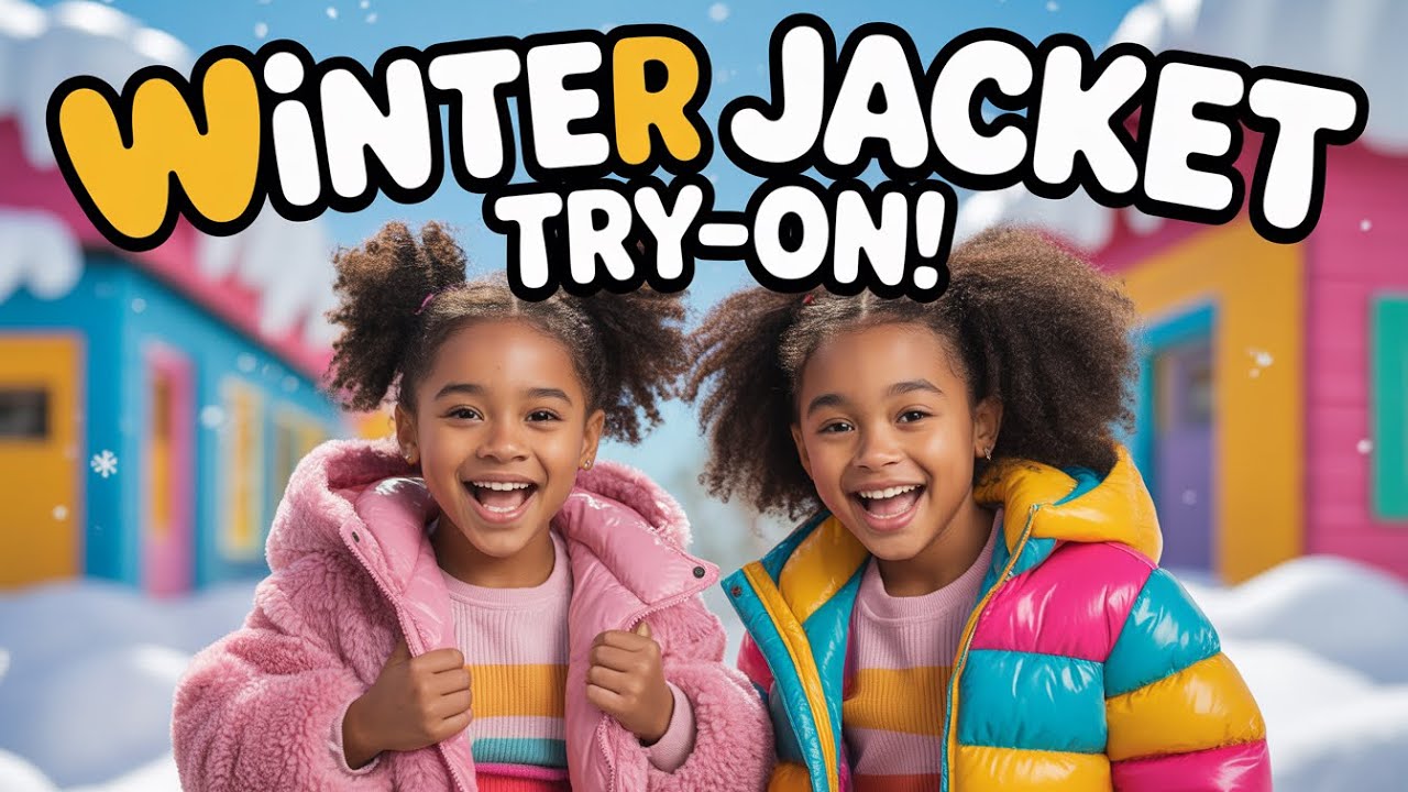 Sisters Try The CUTEST Winter Jackets! 🧥❄️
