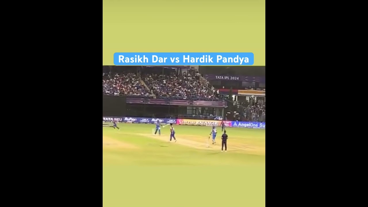 Rasikh Salam Removes Hardik Pandya in #DCVsMi #ipl2024