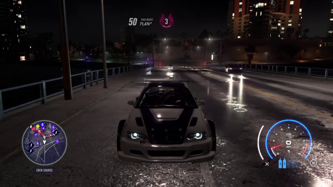 Need for Speed™ Heat - MW2012 White M3 GTR With 400+ Regera Engine (Night)