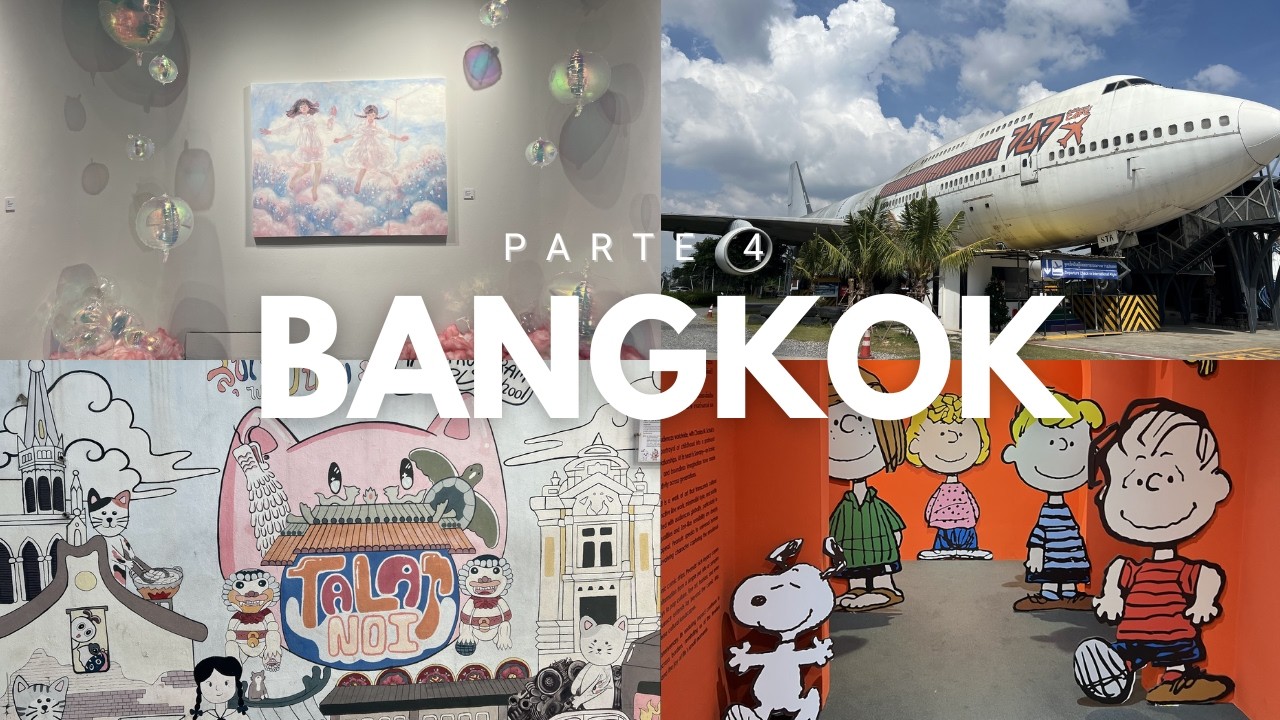 Bangkok Parte 4 [Final] | Tailândia Vlog🇹🇭 (Snoopy, PUBG, Chinatown, Arte)