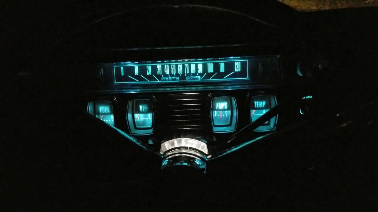 LED vs stock lighting comparison in two 1964 Lincolns (Driving Dreams)