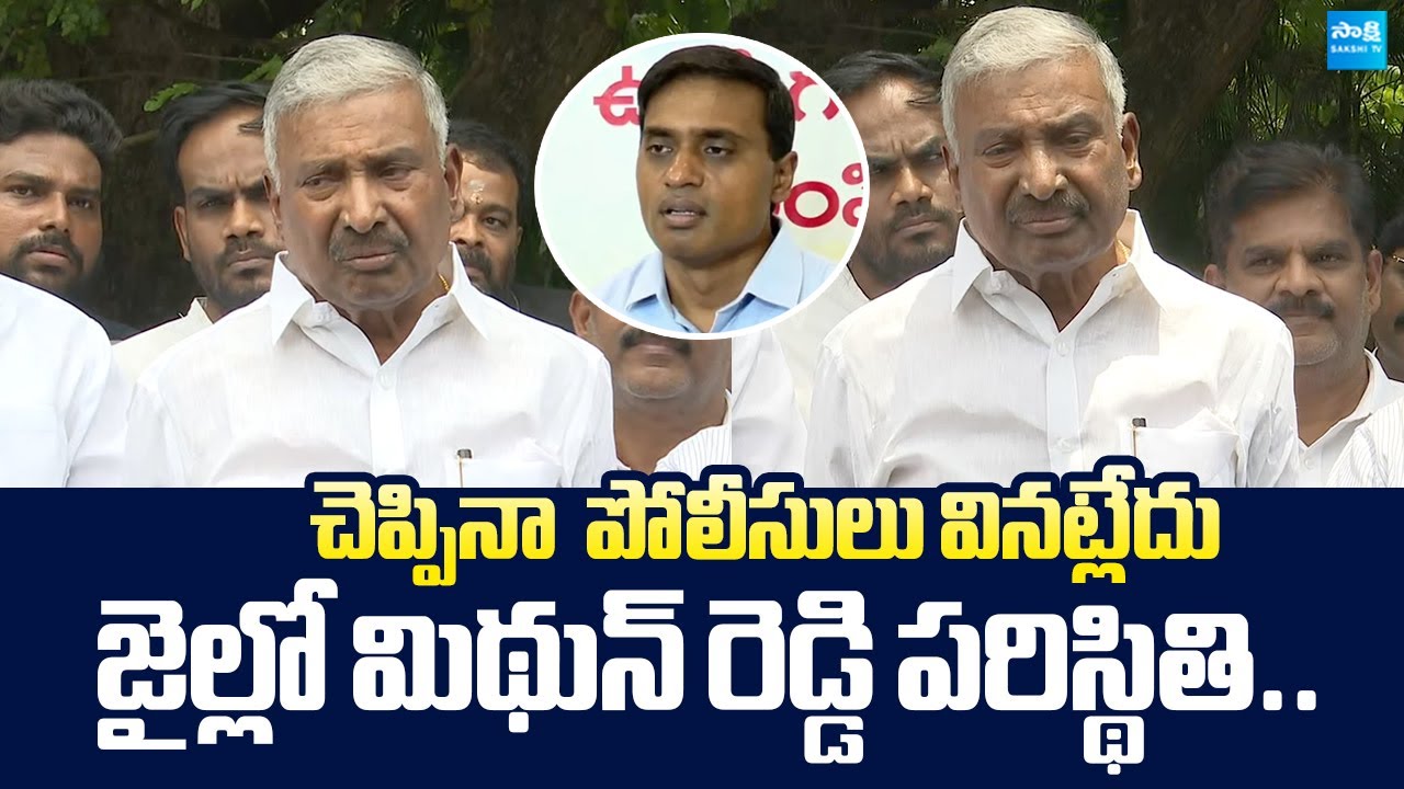 Peddireddy Ramachandra Reddy About Mithun Reddy Situation in Jail | 