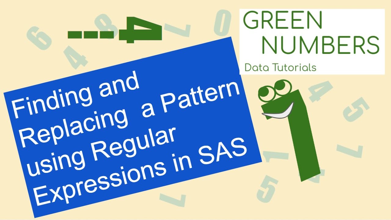 Using Regular Expressions in SAS | Find and Replace a Pattern | PRXCHANGE