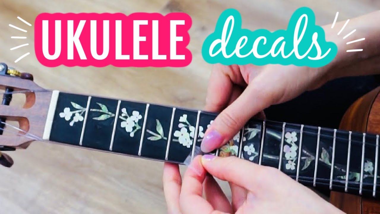 MAKE YOUR UKULELE LOOK EXPENSIVE - Ukulele Inlay Decals