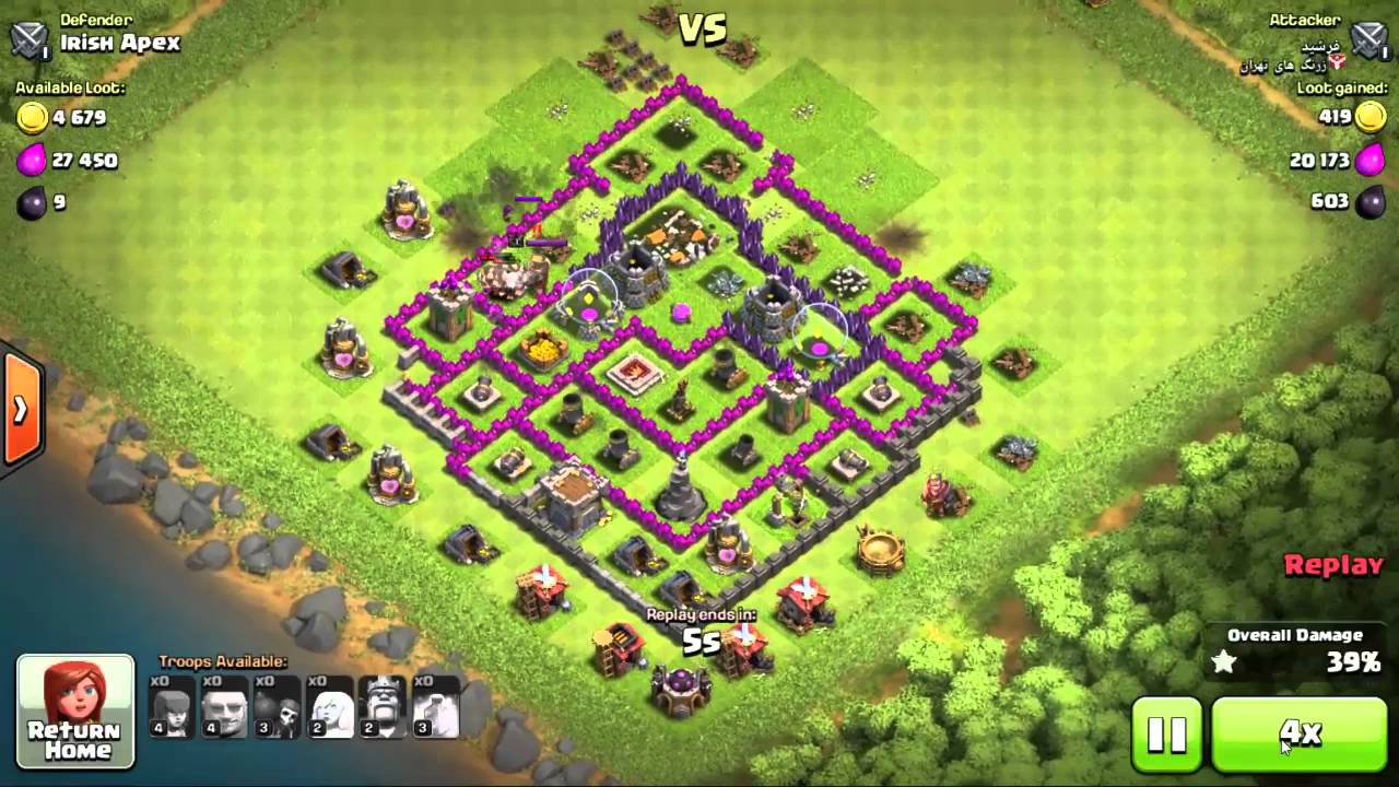 Best new th8 farming base 2016!!