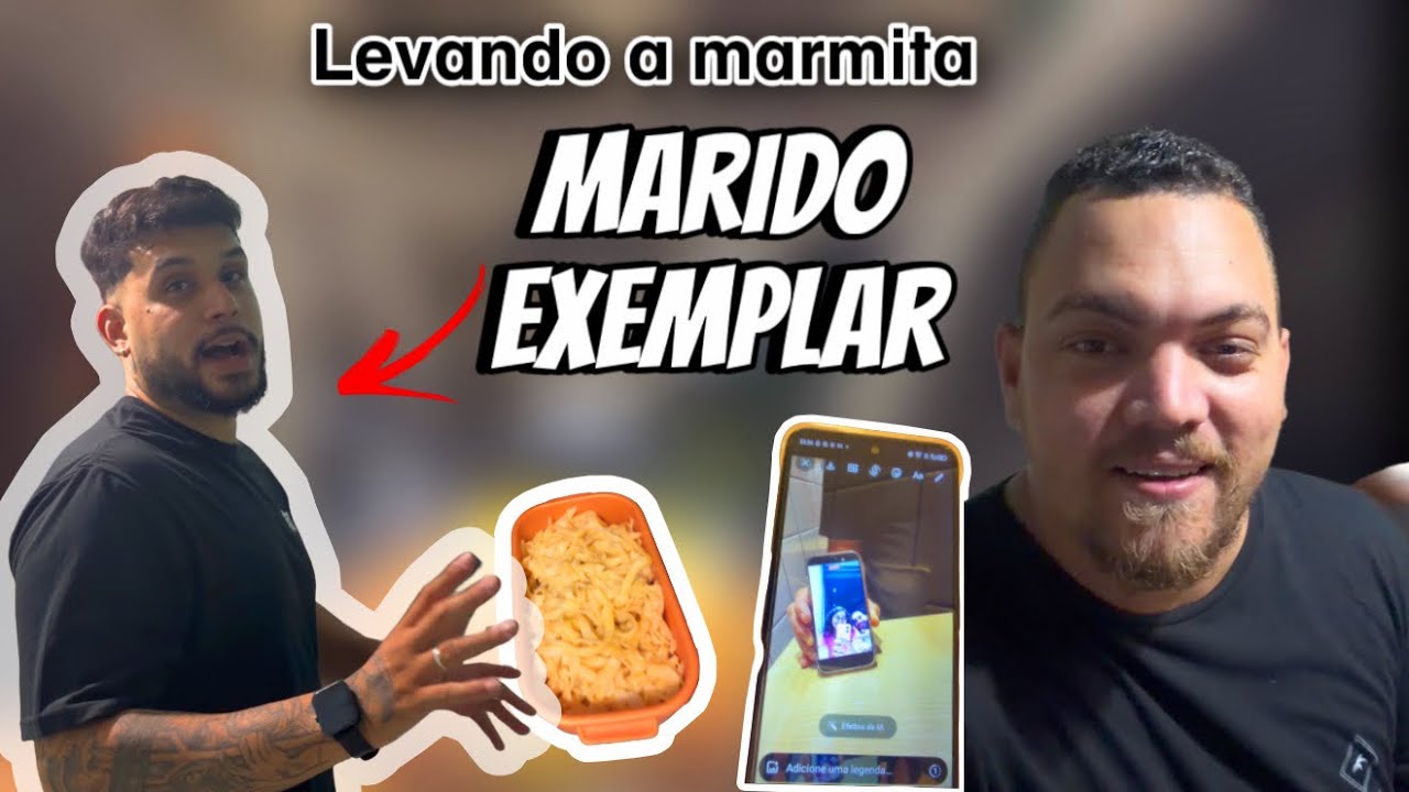 MARIDO faz marmita para ESPOSA e leva no trabalho, saímos para levar #cotidiano #marido #casamento 