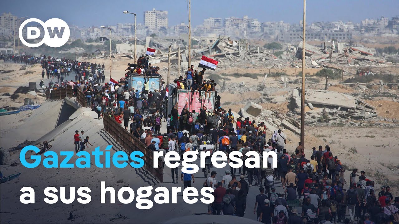Israel completa la retirada pactada de Gaza y sus habitantes vuelven al norte de la Franja