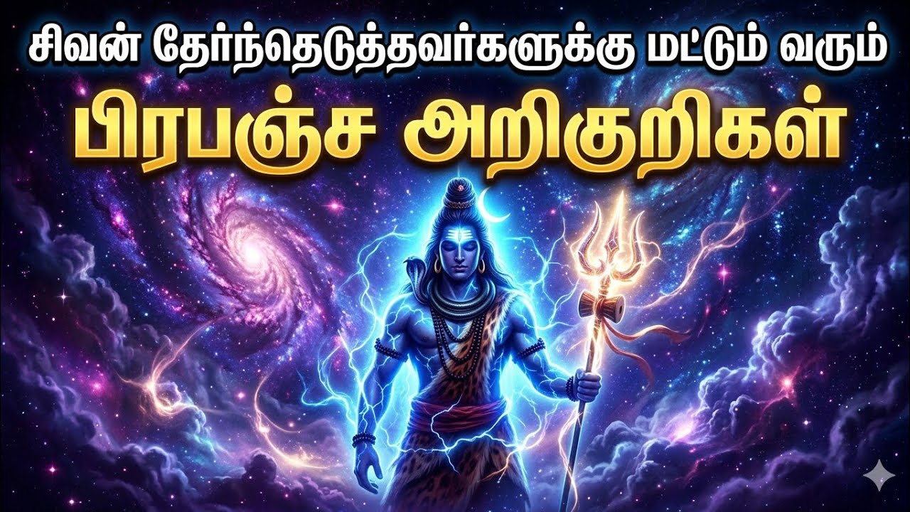 🕉️சிவன் தேர்ந்தெடுத்தவர்களுக்கு மட்டும் வரும்  பிரபஞ்ச அறிகுறிகள்| Shiva Message |Cosmic Shiva Signs