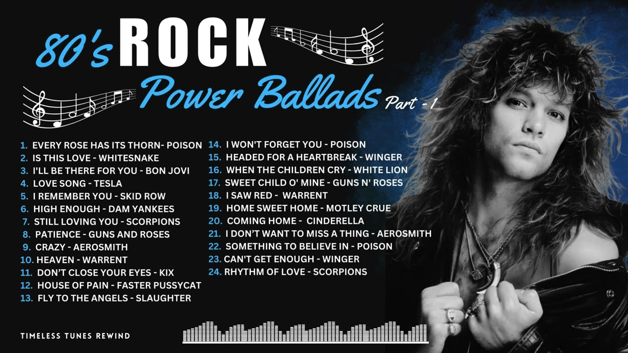 Rock Ballads 80s 90s 🎶