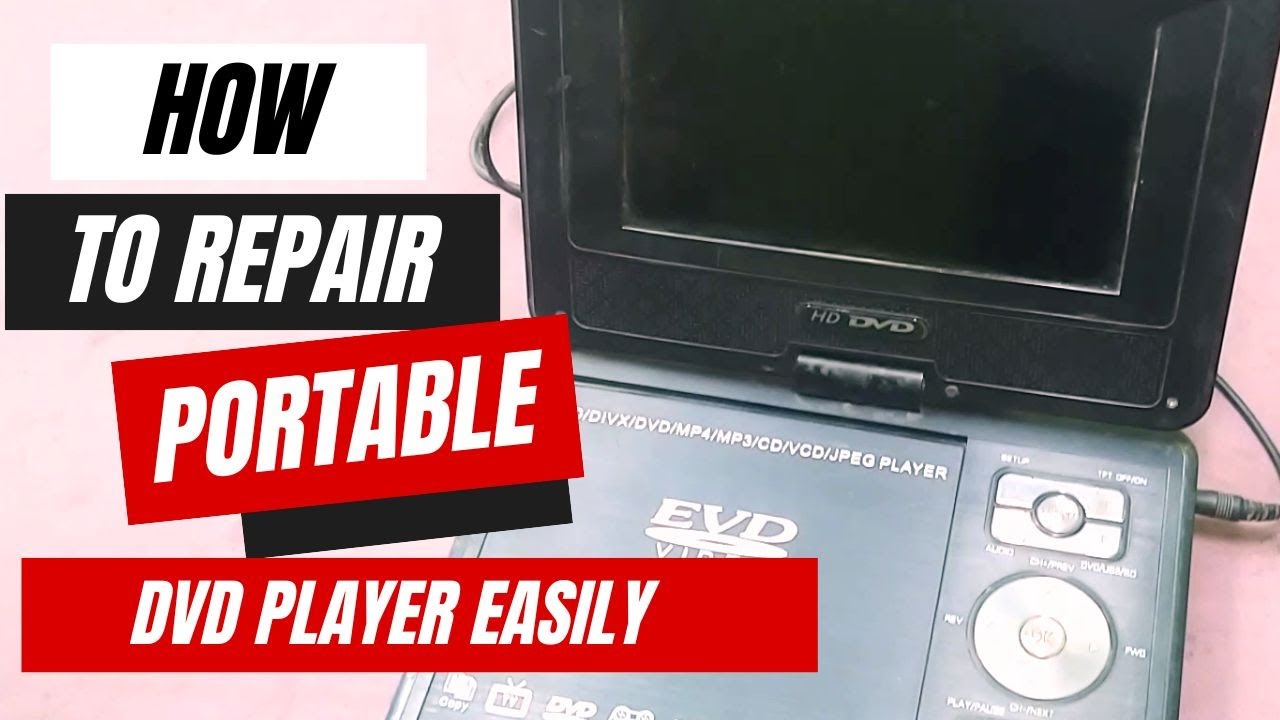 How to Repair Portable DVD Player || How to Change LVDS Belt Portable DVD Player