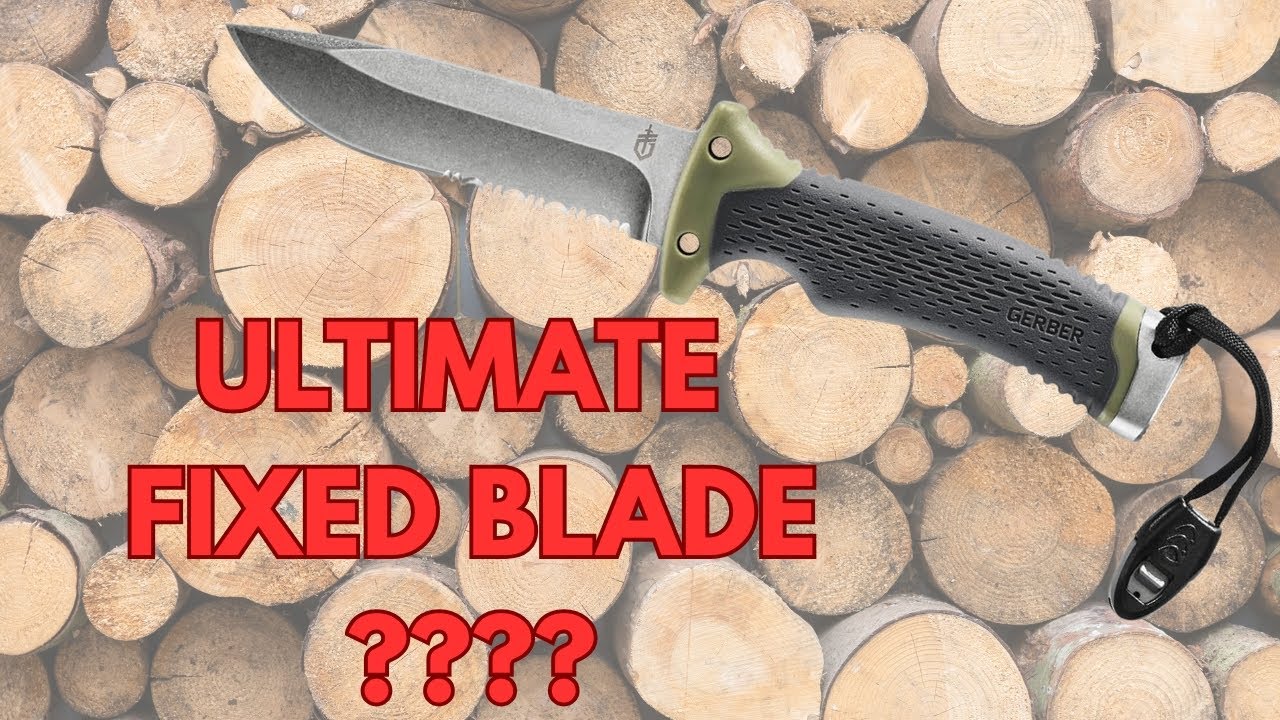 Is the Gerber Ultimate Fixed Blade Worth It for the Outdoors? Unboxing, Review & Testing!