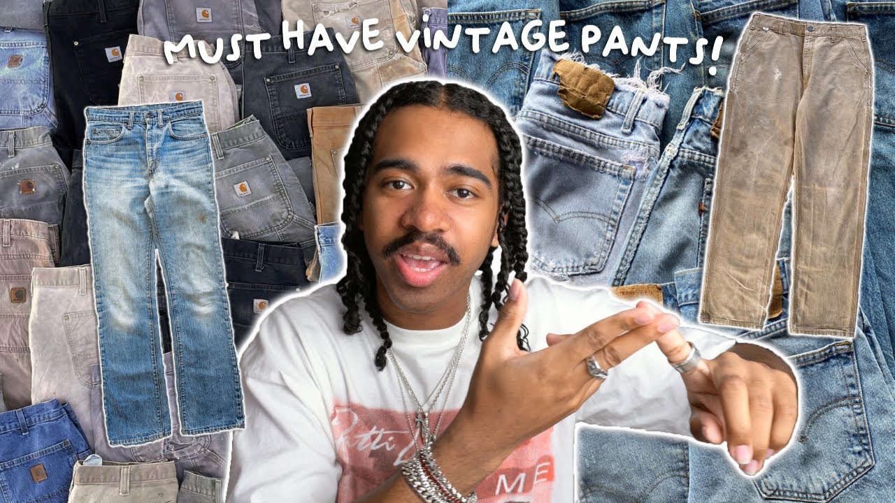 Обязательные брюки на ВЕСНУ 2021 | Рабочие брюки Carhartt и винтажные джинсы Levi's