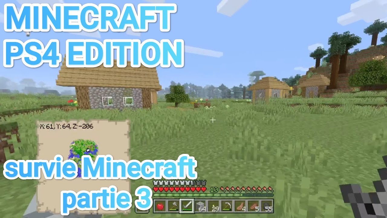 Survie Minecraft ps4 Edition partie 3