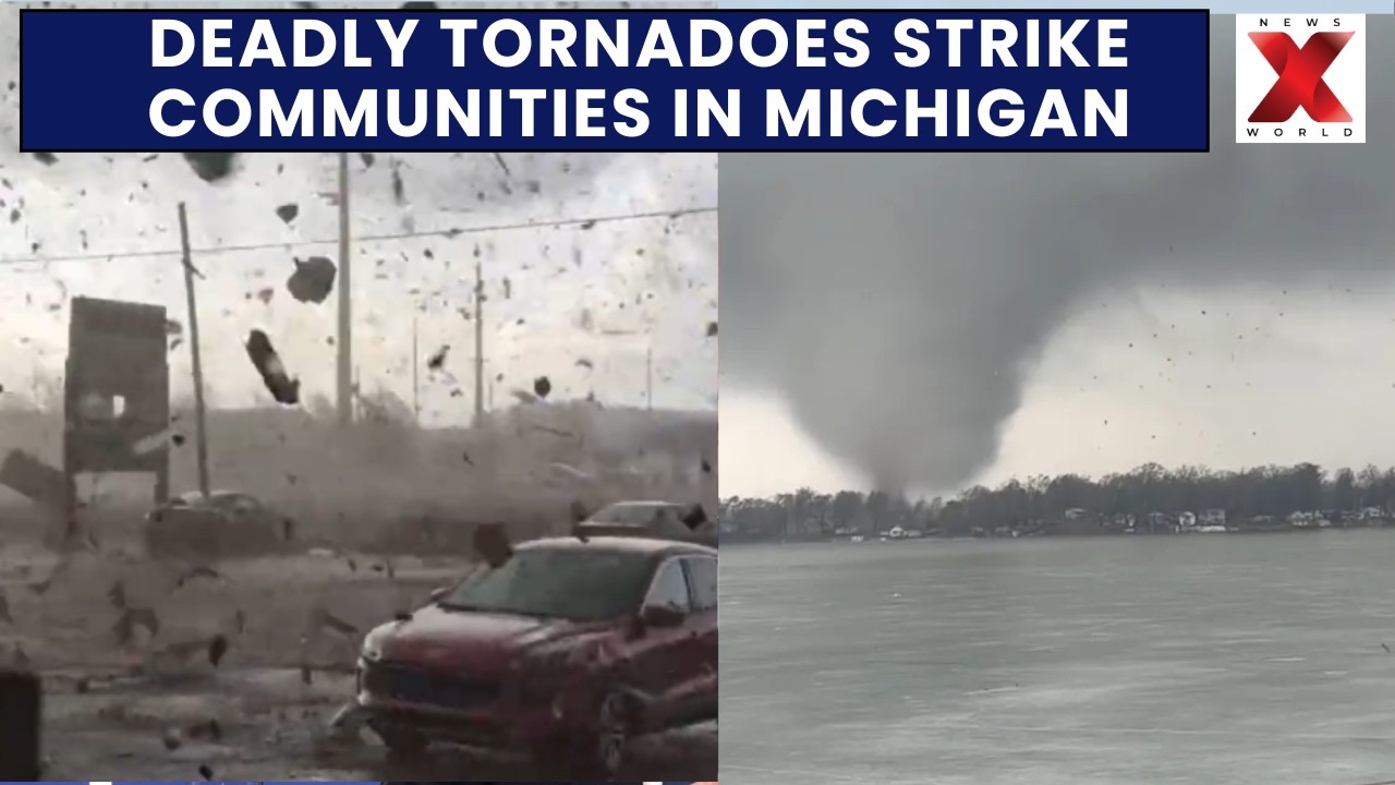 8 killed as powerful tornadoes rip through communities in Michigan | NewsX World