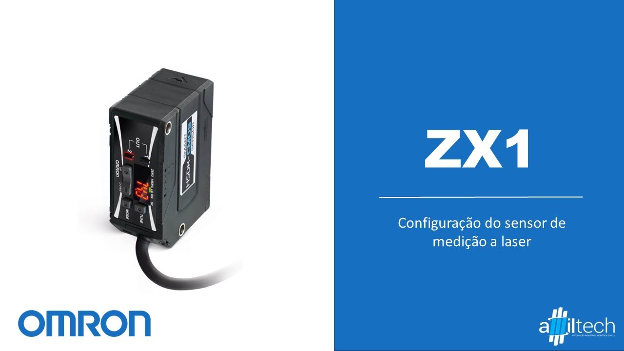 ZX1 - CONFIGURAÇÃO DO SENSOR DE MEDIÇÃO A LASER DA OMRON