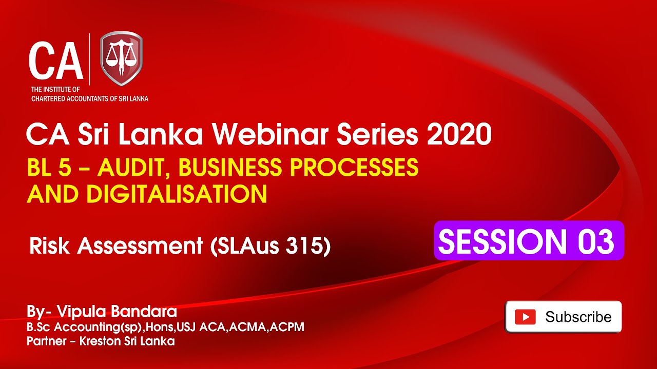 BL5  Risk Assessment (SLAuS 315) /   22 Dec 2020 Session 3