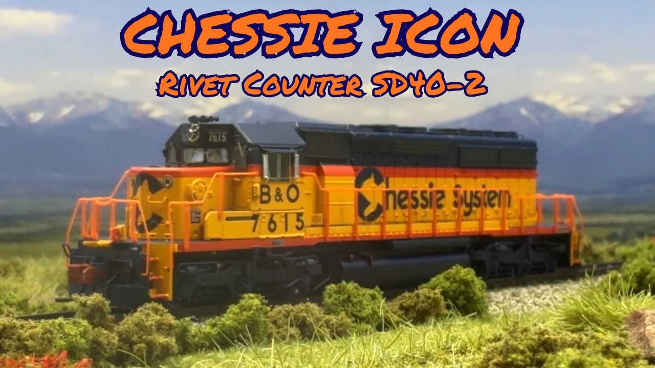 Chessie System SD40-2 in N Scale | ScaleTrains Rivet Counter Unboxing