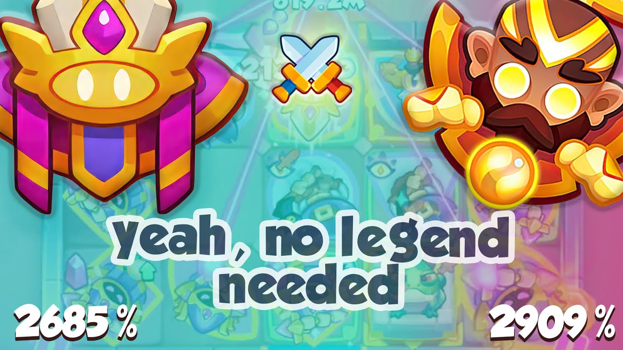 no legend needed - Crystalmancer BEAT Monk - RUSH ROYALE