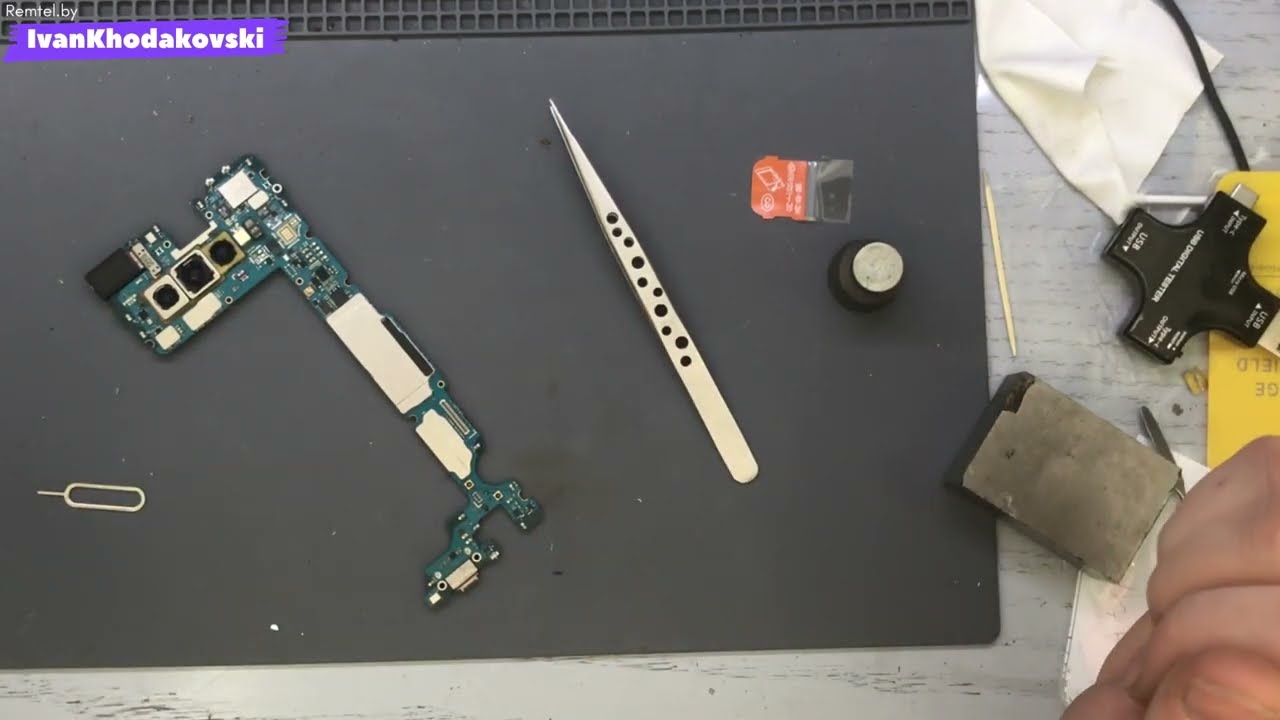 ВЫГОРЕЛ РАЗЪЁМ ЗАРЯДКИ/SAMSUNG GALAXY S10 PLUS/НЕ ВКЛЮЧАЕТСЯ/ЗАМЕНА РАЗЪЕМА ЗАРЯДКИ