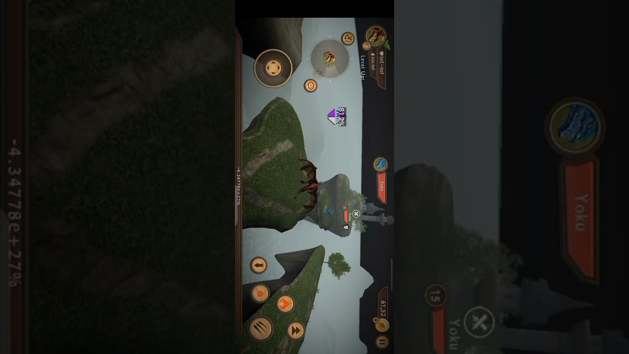Dragon sim Tutorial Basic stats hack and spam fire skill 1&2 
