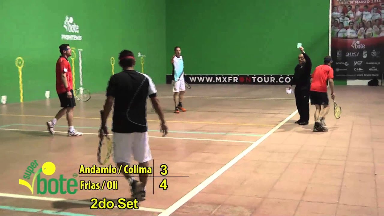 Mx Frontour - Frontenis - Ronda de Grupos (Frías/Oli vs. Colima/Andamio) Valencia 2014