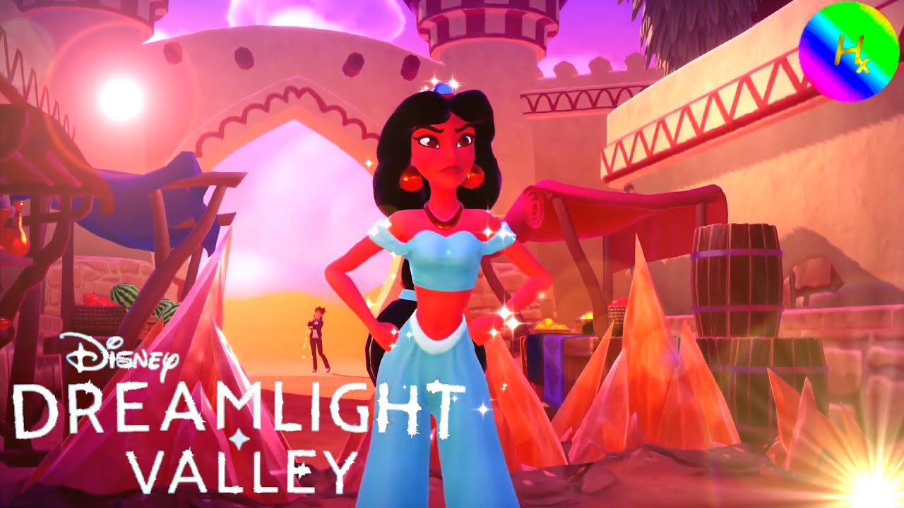 AU MARCHÉ AVEC JASMINE DANS LE NOUVEAU ROYAUME D'ALADDIN /QUÊTE HISTOIRE 