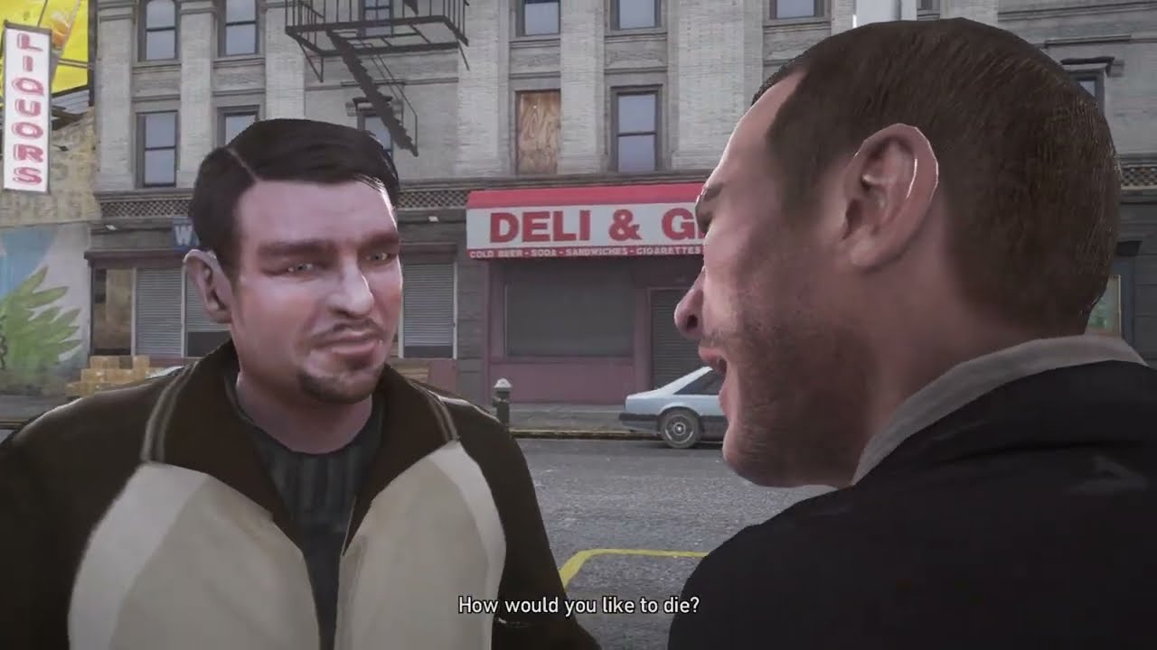 GTA 4 Remastered [4K] - Mission “Hostile Negotiation” - Save Roman from Dimitri's Trap