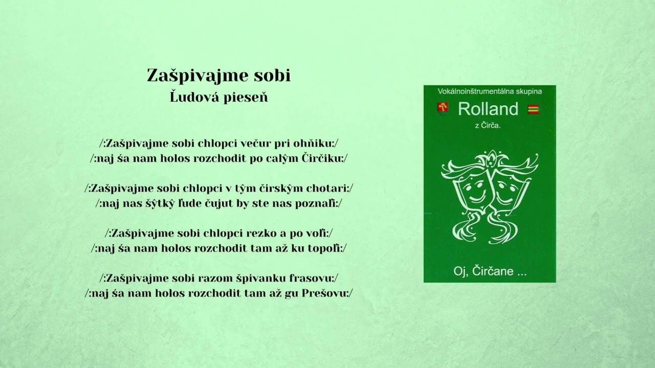 ROLLAND 1, Zašpivajme sobi chlopci, ľudová, Videorohaľ