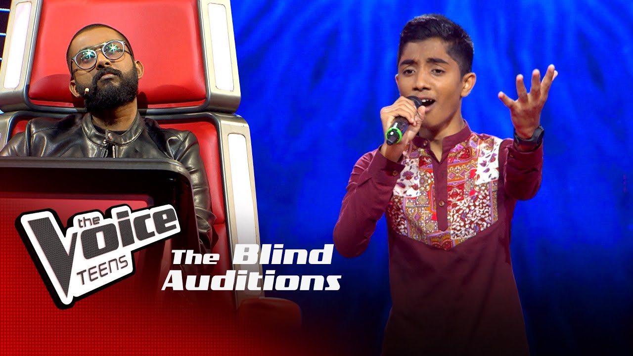 Shammika Ishan | Maya (මායා) | Blind Auditions | The Voice Teens Sri Lanka