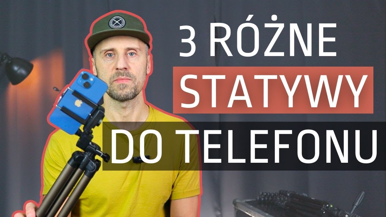 3 różne STATYWY do TELEFONU