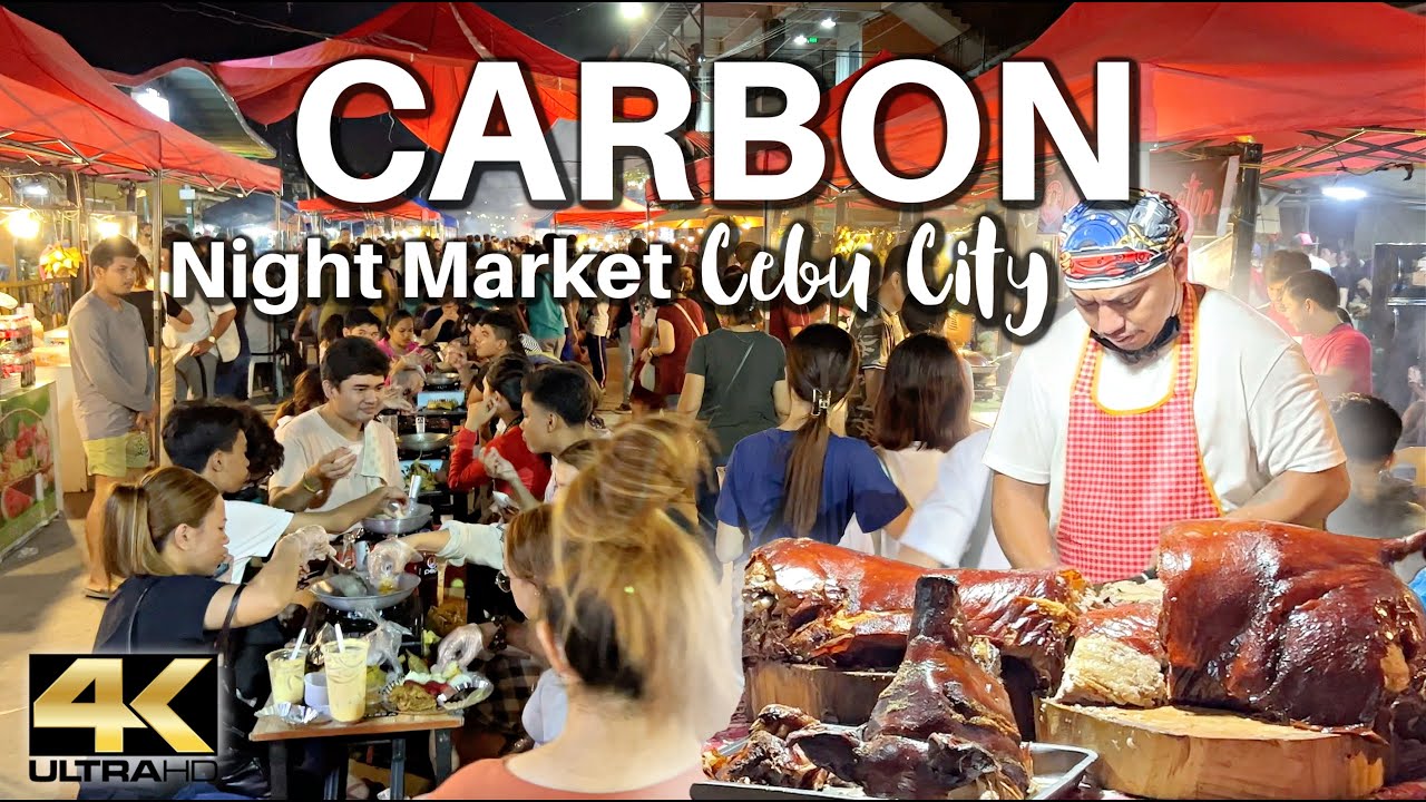 Walking Around the All New Carbon Night Market in Cebu City Philippines [4K]