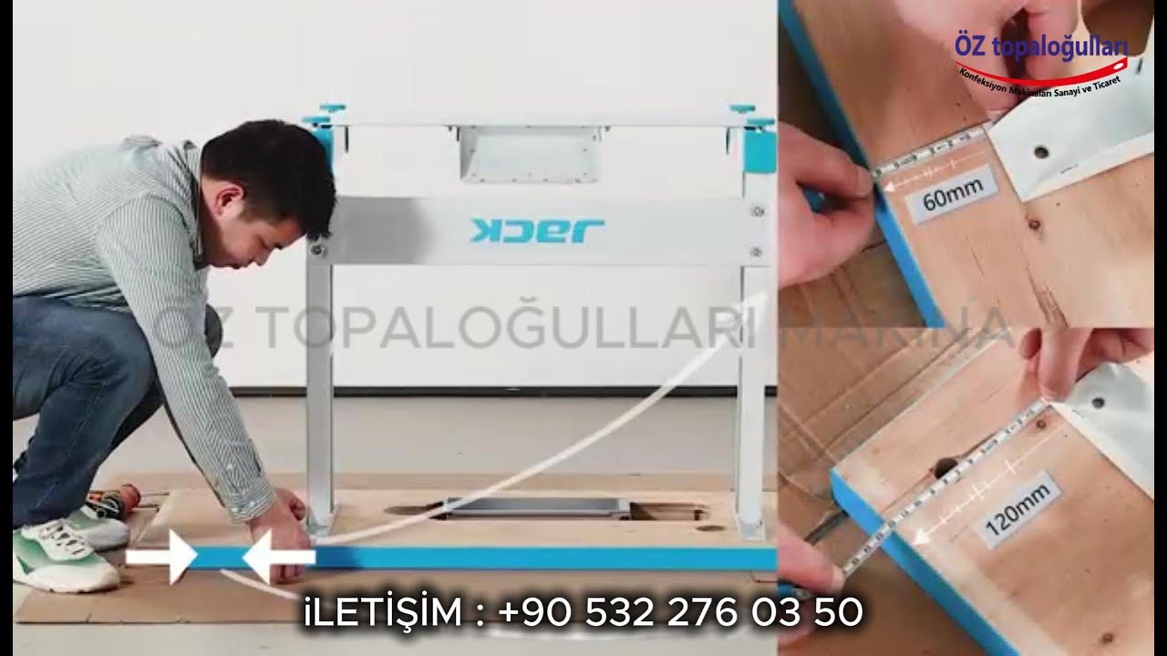 Jack Düz Dikiş Makinası Montajı Nasıl Yapılır ? - Öz Topaloğulları Makina